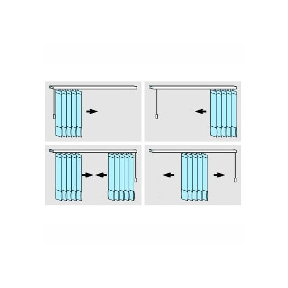 Vertical blinds 127 mm