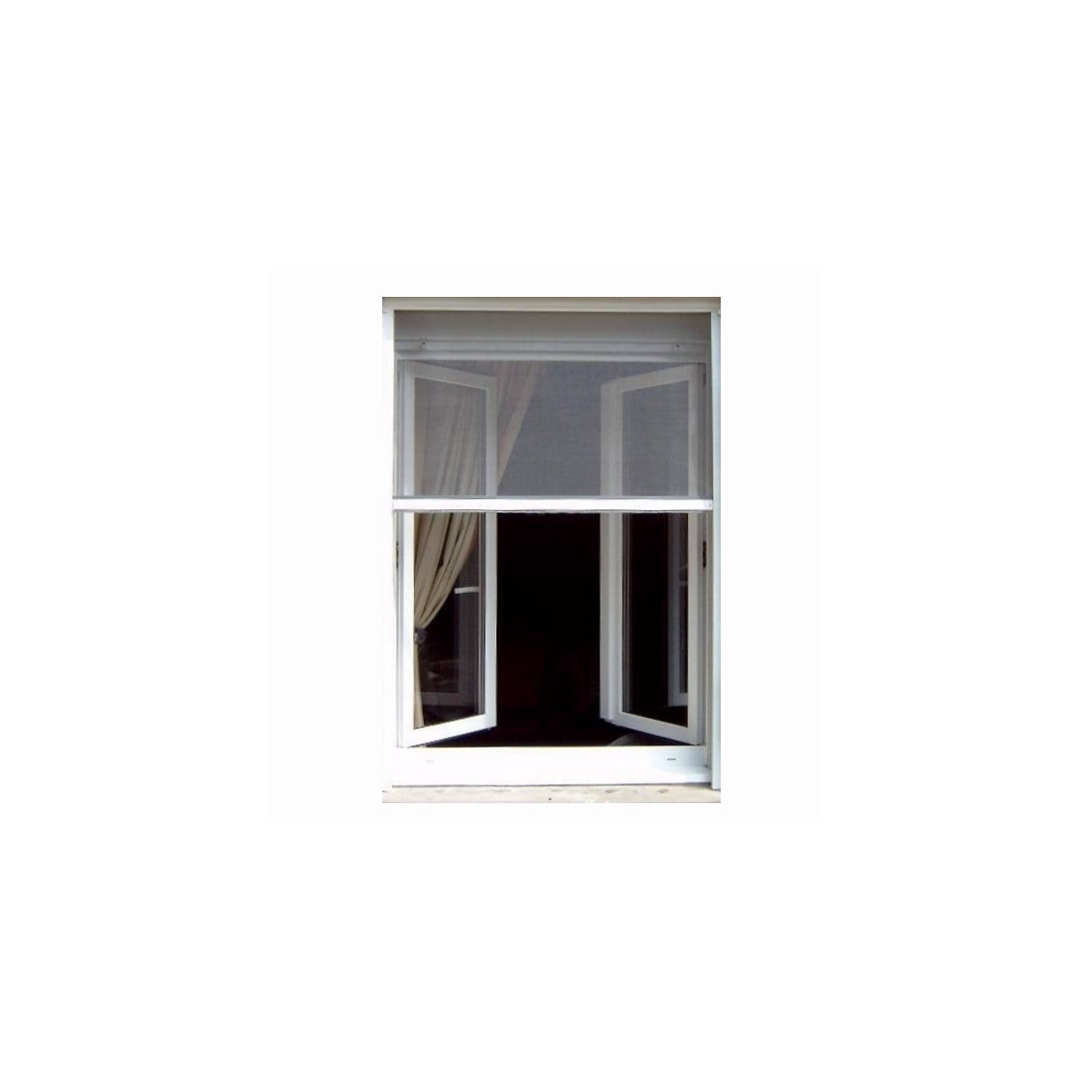 Roller screens operated from the top