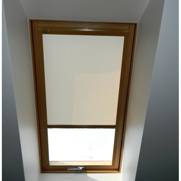 Roller blinds for roof windows