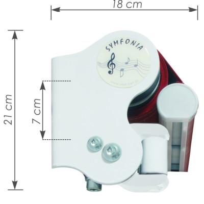 Vivo markizė, plotis 360 cm, gylis 150cm