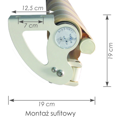 Vivo markizė, plotis 360 cm, gylis 150cm