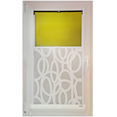 Roller blinds operated from the bottom