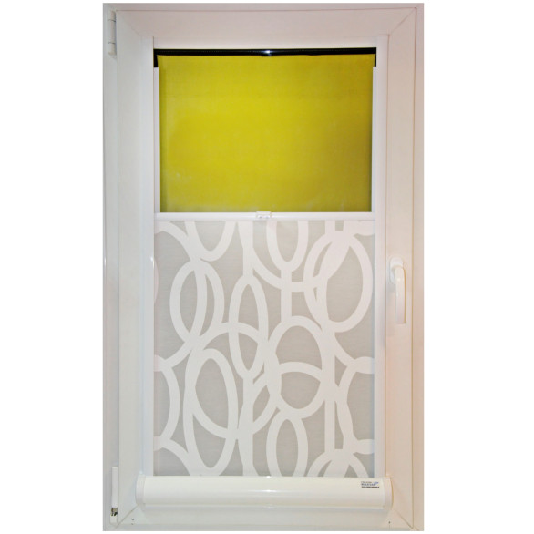 Roller blinds operated from the bottom