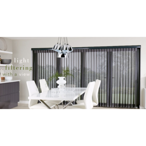 Vertikalios diena naktis užuolaidos (valdomos lazdele)