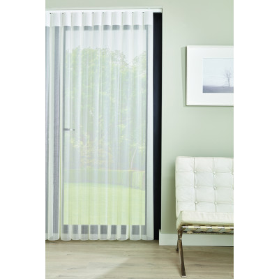 Vertical day-night blinds (operated by a cord and chain)