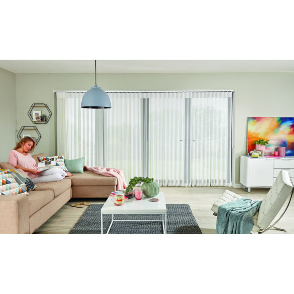 Vertikalios diena naktis užuolaidos (valdomos virvute ir grandinėle)