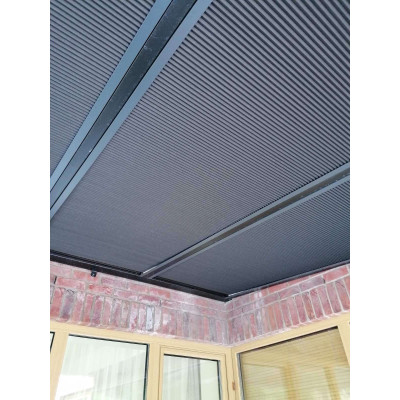 Plisuotos žaliuzės, žaliusės stogo langams, žaliuzės žiemos sodams, žaliuzės stogui, gofruotos žaliuzės, plisse