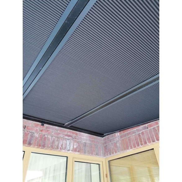 Plisuotos žaliuzės, žaliusės stogo langams, žaliuzės žiemos sodams, žaliuzės stogui, gofruotos žaliuzės, plisse