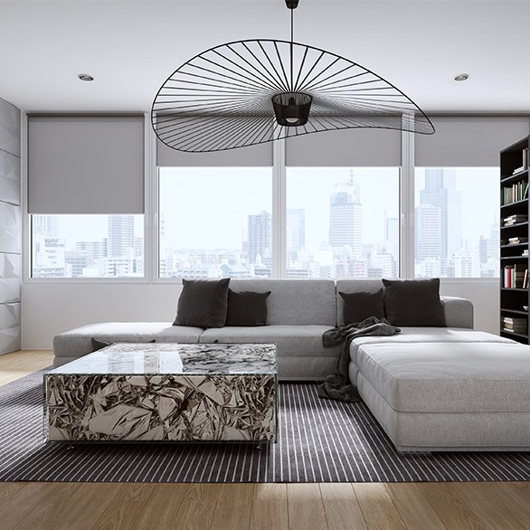Classic roller blinds not over 1,4 meter width