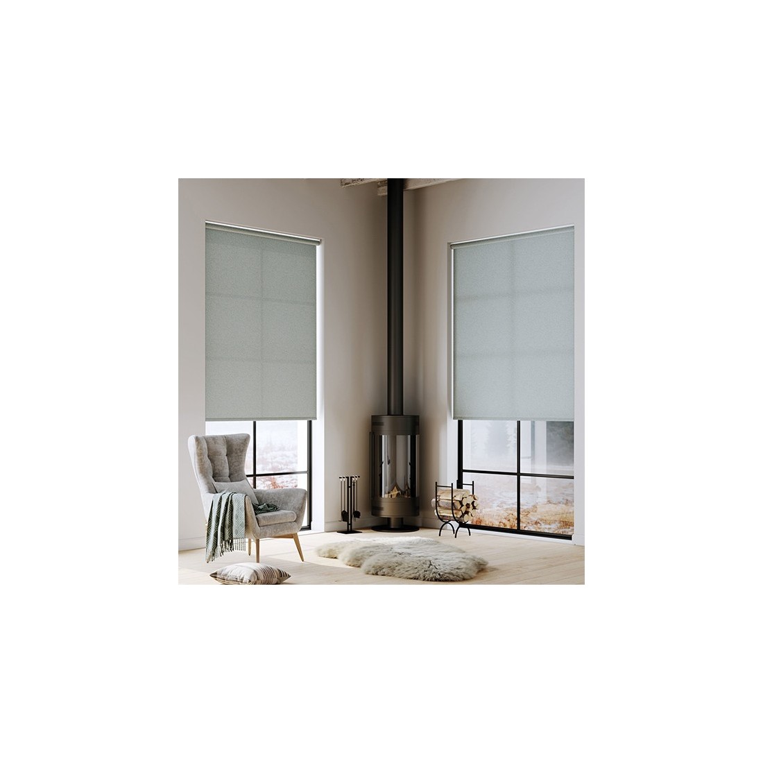 Classic roller blinds not over 1,8 meter width