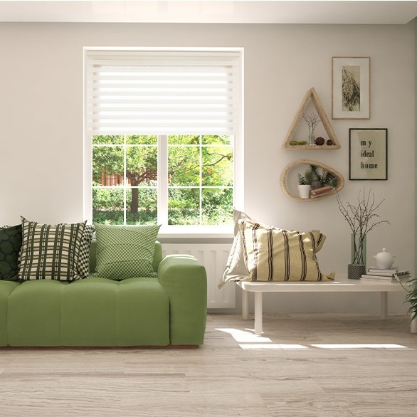 Classic roller blinds day - night