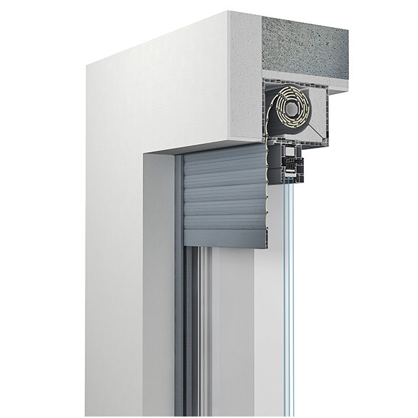 Integruotos fasae apsauginės žaliuzės