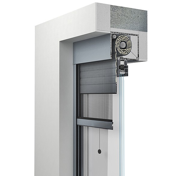 Integruotos fasae apsauginės žaliuzės