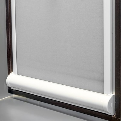 Roller blinds operated from the bottom