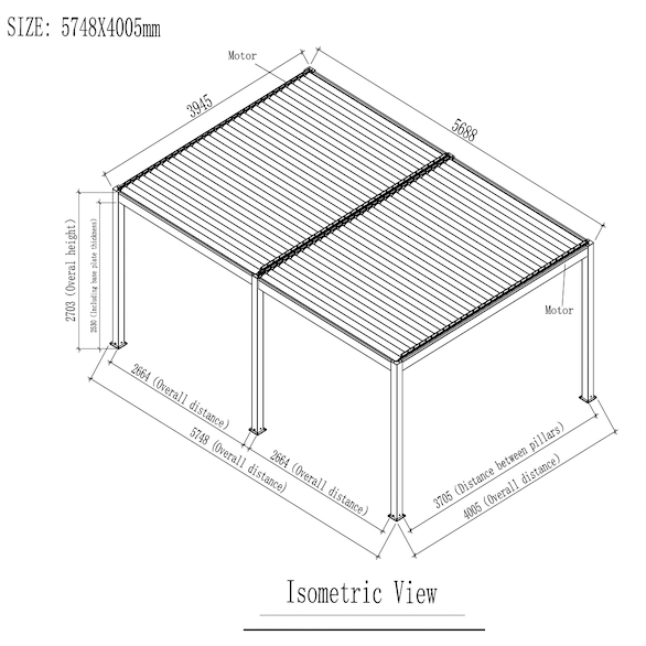 Lameline pergola Climatic